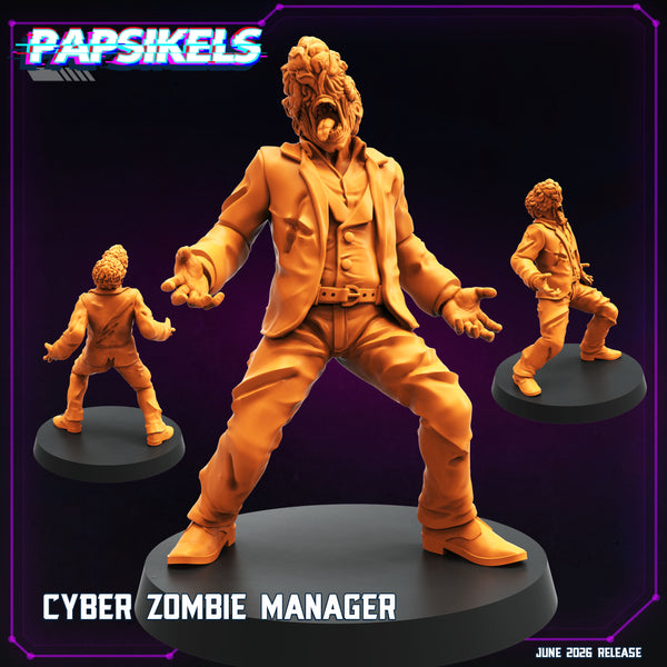 pap-2606c12 CYBER ZOMBIE MANAGER – サベージランドミニチュア