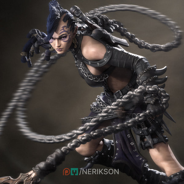 Nrk-250706 Zestari the Shadarkai ChainWarrior