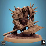 Lop-250129 Brutal Orc Axe Stand Ready