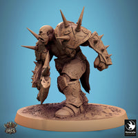 Lop-250129 Brutal Orc Axe Stand Ready