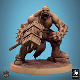 Lop-250137 Brutal Orc Hammer Stand Ready