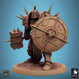 Lop-250136 Brutal Orc Hammer Shield Stand