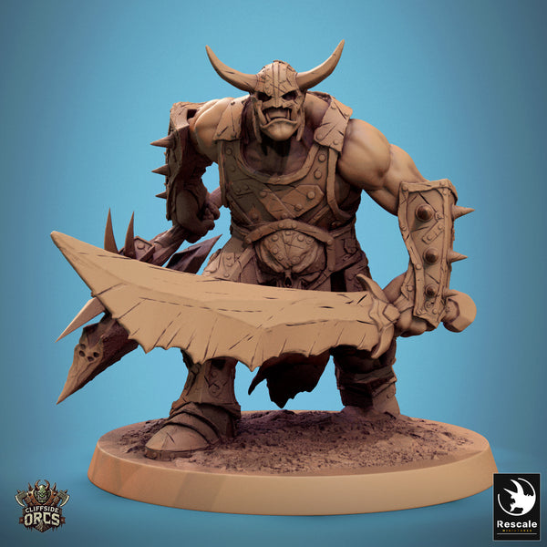 Lop-250143 Brutal Orc Sword Axe Walk