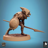 Lop-250110 Goblin Spear Shield Stance