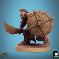 Lop-250159 Infantry Orc Sword Shield Angry