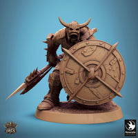 Lop-250152 Infantry Orc Spear Shield Cry