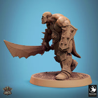 Lop-250161 Infantry Orc Sword Shield Stand