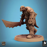 Lop-250161 Infantry Orc Sword Shield Stand