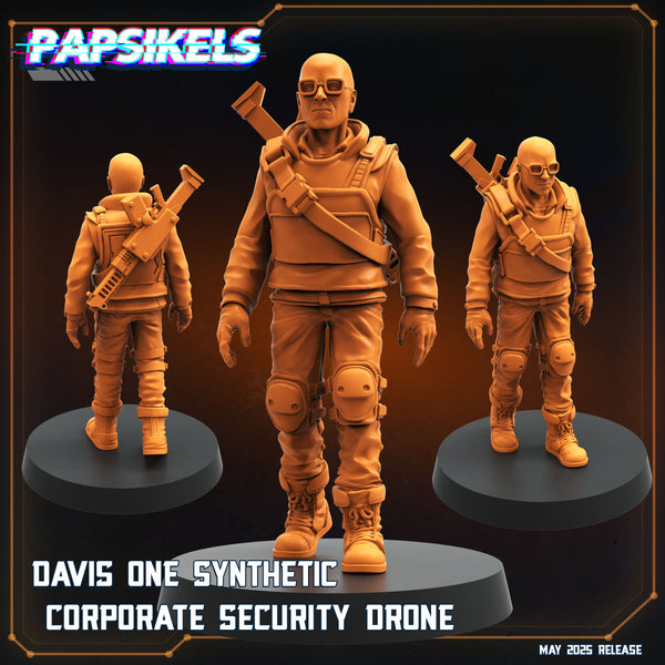 pap-2505s07 DAVIS ONE SYNTHETIC CORPORATE SECURITY DRONE 1