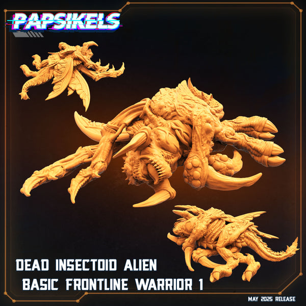 pap-2505s15 DEAD INSECTOID ALIEN BASIC FRONTLINE WARRIOR 1
