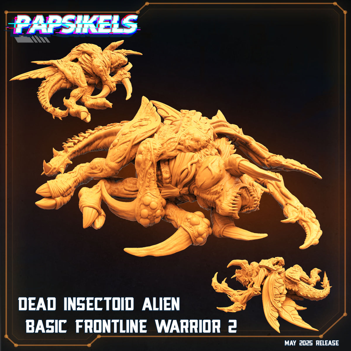 pap-2505s16 DEAD INSECTOID ALIEN BASIC FRONTLINE WARRIOR 2 – サベージランドミニチュア