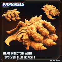 pap-2505s17 DEAD INSECTOID ALIEN EVOLVED SLUG ROACH 1