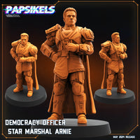 pap-2405s21 DEMOCRACY OFFICER STAR MARSHAL ARNIE