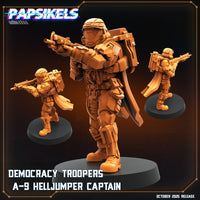 pap-2510s02 DEMOCRACY TROOPERS A9 HELLJUMPER CAPTAIN