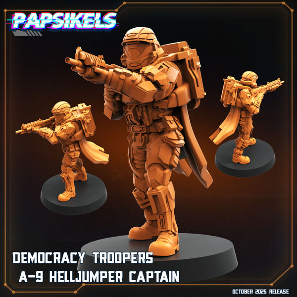 pap-2510s02 DEMOCRACY TROOPERS A9 HELLJUMPER CAPTAIN