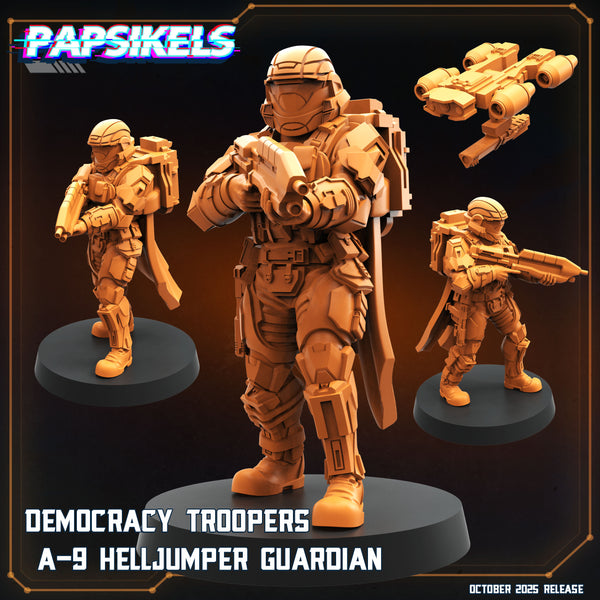pap-2510s03 DEMOCRACY TROOPERS A9 HELLJUMPER GUARDIAN