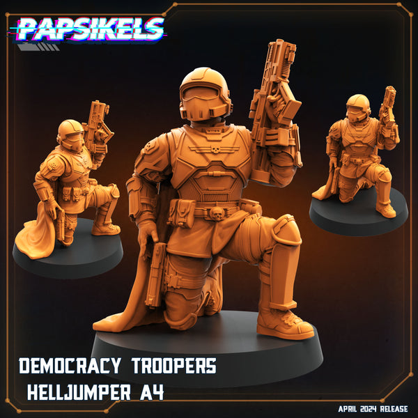 pap-2404s12 DEMOCRACY TROOPERS HELLJUMPER A4