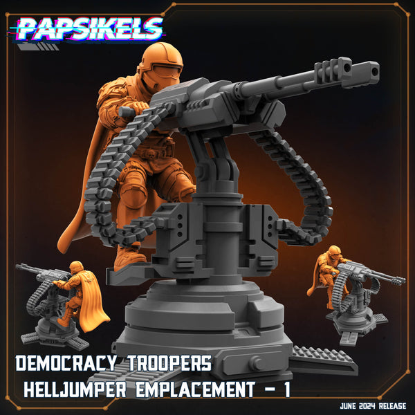 pap-2406s21 DEMOCRACY TROOPERS HELLJUMPER EMPLACEMENT 1