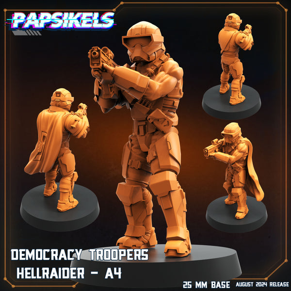 pap-2408s09 DEMOCRACY TROOPERS HELLRAIDER A4