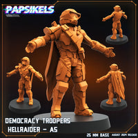 pap-2408s10 DEMOCRACY TROOPERS HELLRAIDER A5