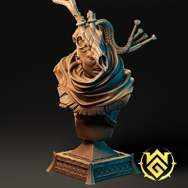 Wgm-250702 Desert Druid Cai Bust