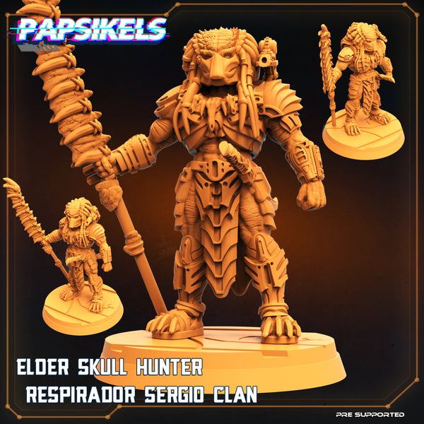 Pap-crmx03 ELDER SKULL HUNTER RESPIRADOR SERGIO CLAN