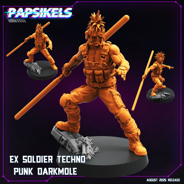 pap-2508c07 EX SOLDIER TECHNO PUNK DARKMOLE
