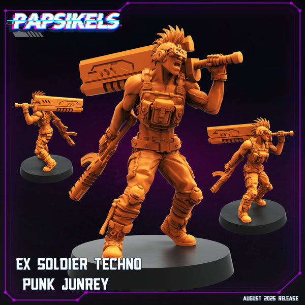 pap-2508c08 EX SOLDIER TECHNO PUNK JUNREY