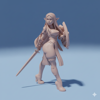 Twin-251201 Gatthilde the Warrior of Sune – サベージランドミニチュア