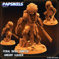 pap-2210s02 FERAL SKULL HUNTER ARGENT LEADER