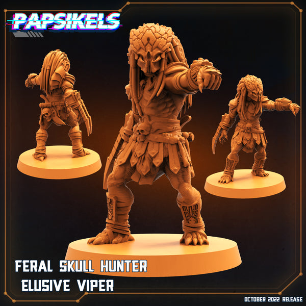 pap-2210s04 FERAL SKULL HUNTER ELUSIVE VIPER