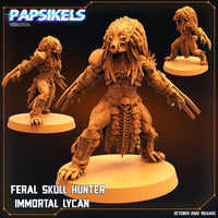 pap-2210s05 FERAL SKULL HUNTER IMMORTAL LICAN