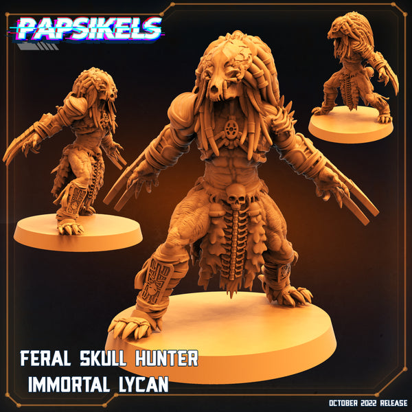 pap-2210s05 FERAL SKULL HUNTER IMMORTAL LICAN