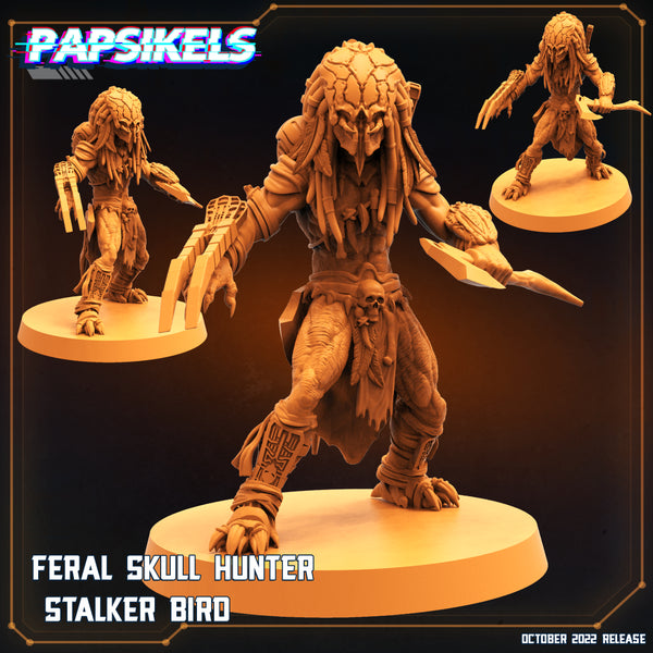 pap-2210s07 FERAL SKULL HUNTER STALKER BIRD