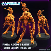 pap-2509c07 FKMSA ADVANCE BATTLE DROID COMBAT MEDIC UNIT