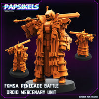 pap-2510c20 FKMSA RENEGADE BATTLE DROID MERCENARY UNIT