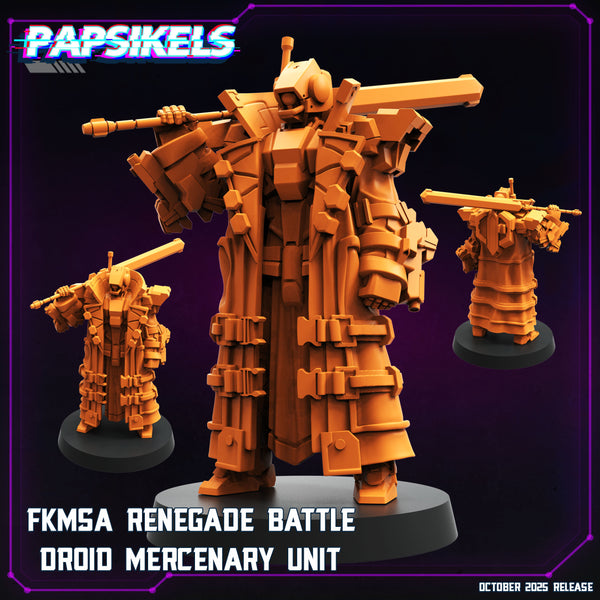 pap-2510c20 FKMSA RENEGADE BATTLE DROID MERCENARY UNIT