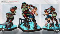 Gaz-250703 Roller Derby Diorama