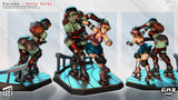Gaz-250703 Roller Derby Diorama