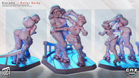 Gaz-250703 Roller Derby Diorama