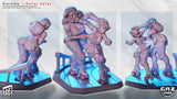 Gaz-250703 Roller Derby Diorama