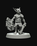 Stlxm-23103012 Goblin Fighter 75mm