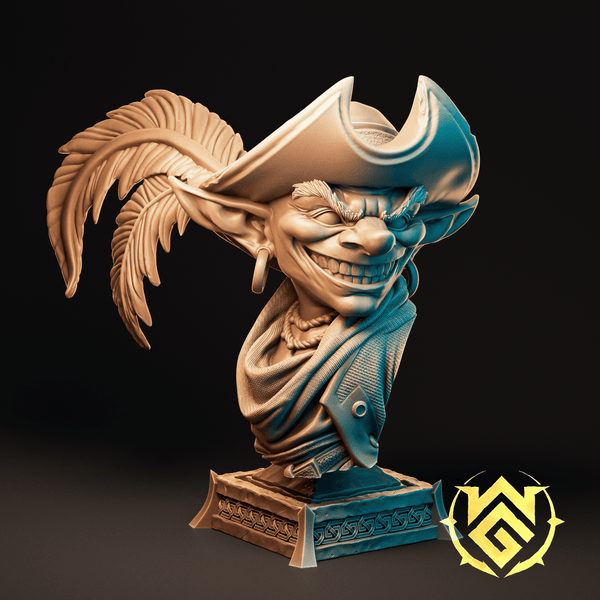 Wgm-250602 The Goblin Gunslinger Bust