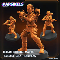 pap-2505s20 HUMAN COLONIAL MARINE COLONEL EULA HENDRICKS 1