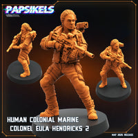 pap-2505s21 HUMAN COLONIAL MARINE COLONEL EULA HENDRICKS 2