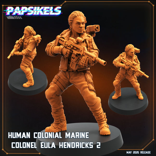 pap-2505s21 HUMAN COLONIAL MARINE COLONEL EULA HENDRICKS 2