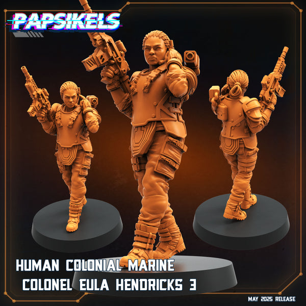 pap-2505s22 HUMAN COLONIAL MARINE COLONEL EULA HENDRICKS 3