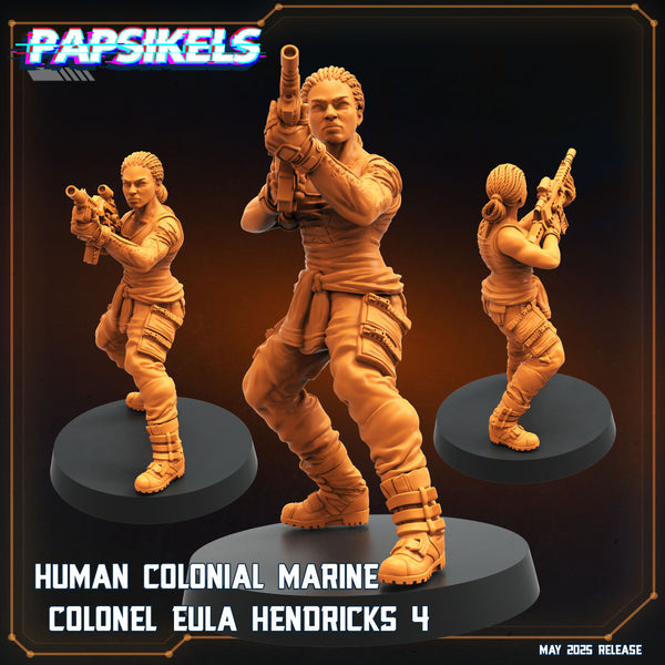 pap-2505s23 HUMAN COLONIAL MARINE COLONEL EULA HENDRICKS 4