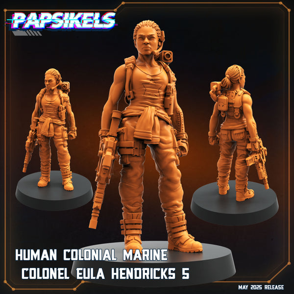 pap-2505s24 HUMAN COLONIAL MARINE COLONEL EULA HENDRICKS 5