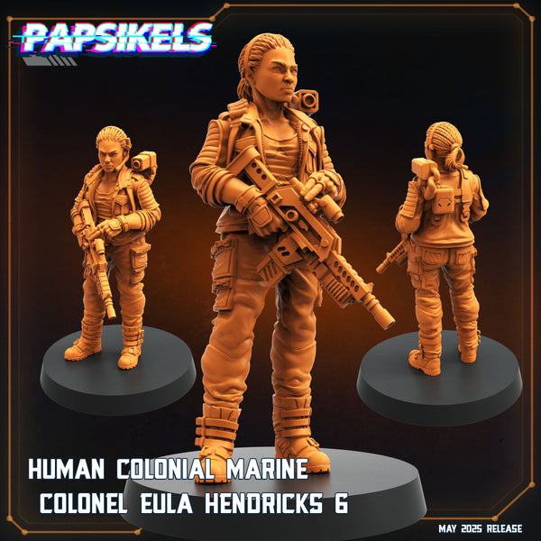 pap-2505s25 HUMAN COLONIAL MARINE COLONEL EULA HENDRICKS 6